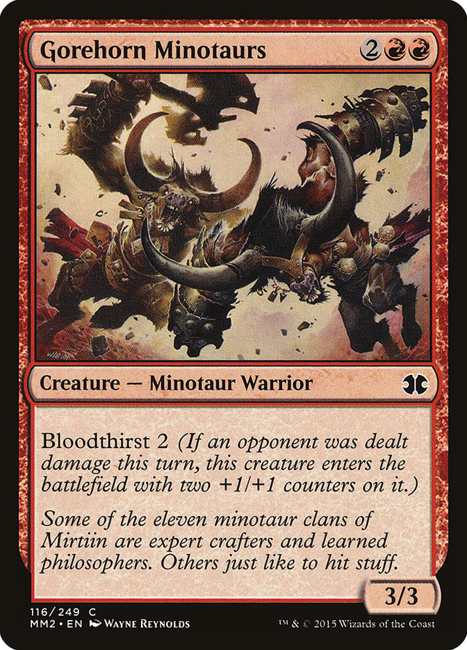 Gorehorn Minotaurs [Modern Masters 2015] | Card Citadel