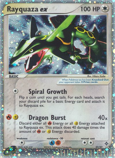 Rayquaza ex (97/97) [EX: Dragon] | Card Citadel