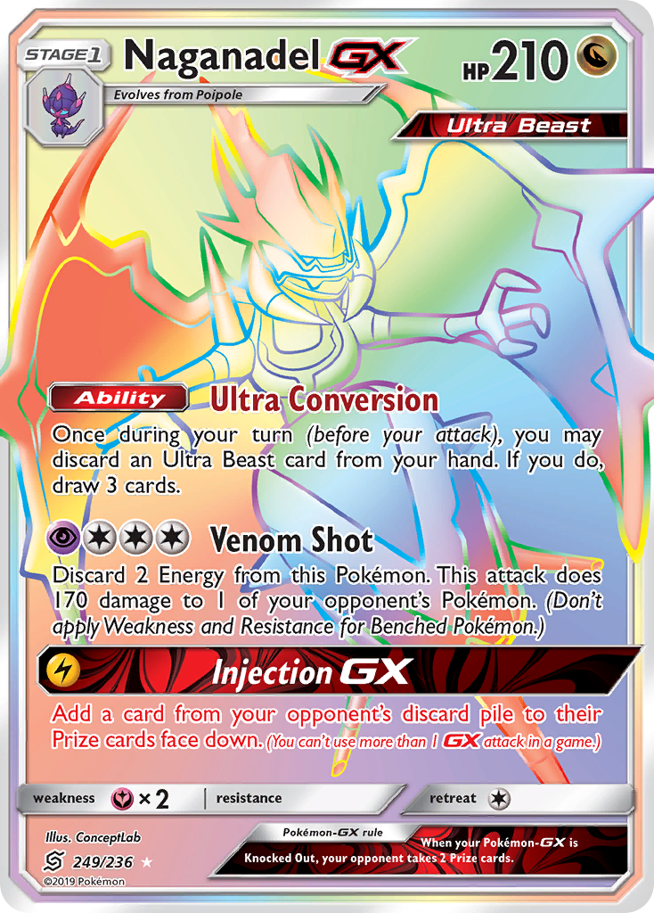 Naganadel GX (249/236) [Sun & Moon: Unified Minds] | Card Citadel