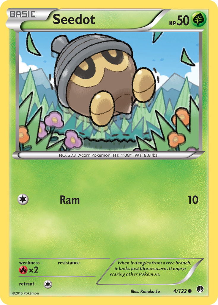 Seedot (4/122) [XY: BREAKpoint] | Card Citadel