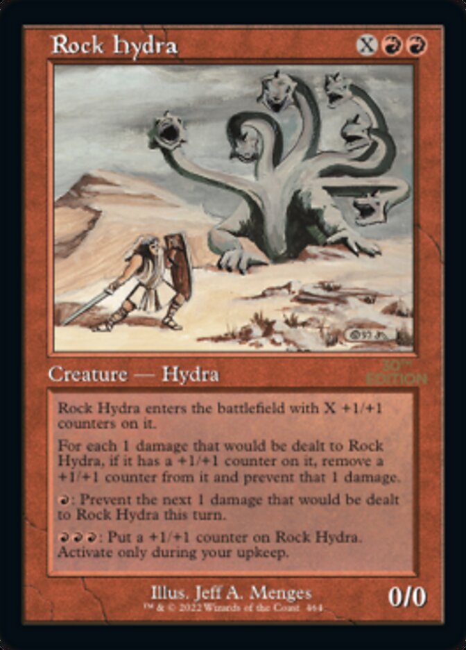 Rock Hydra (Retro) [30th Anniversary Edition] | Card Citadel