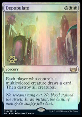 Depopulate [Streets of New Capenna Prerelease Promos] | Card Citadel
