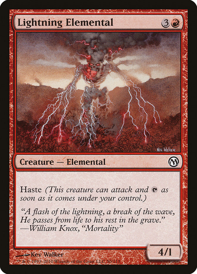 Lightning Elemental [Duels of the Planeswalkers] | Card Citadel