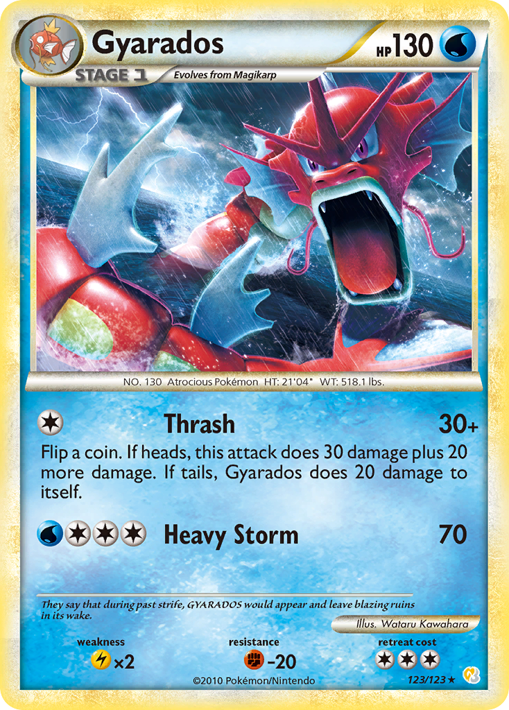 Gyarados (123/123) [HeartGold & SoulSilver: Base Set] | Card Citadel