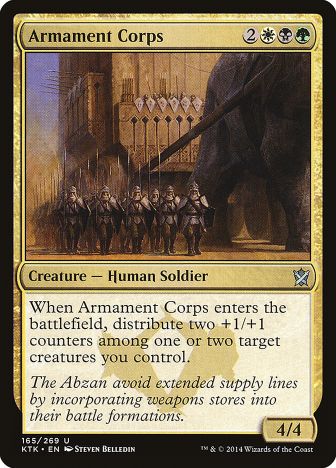 Armament Corps [Khans of Tarkir] | Card Citadel