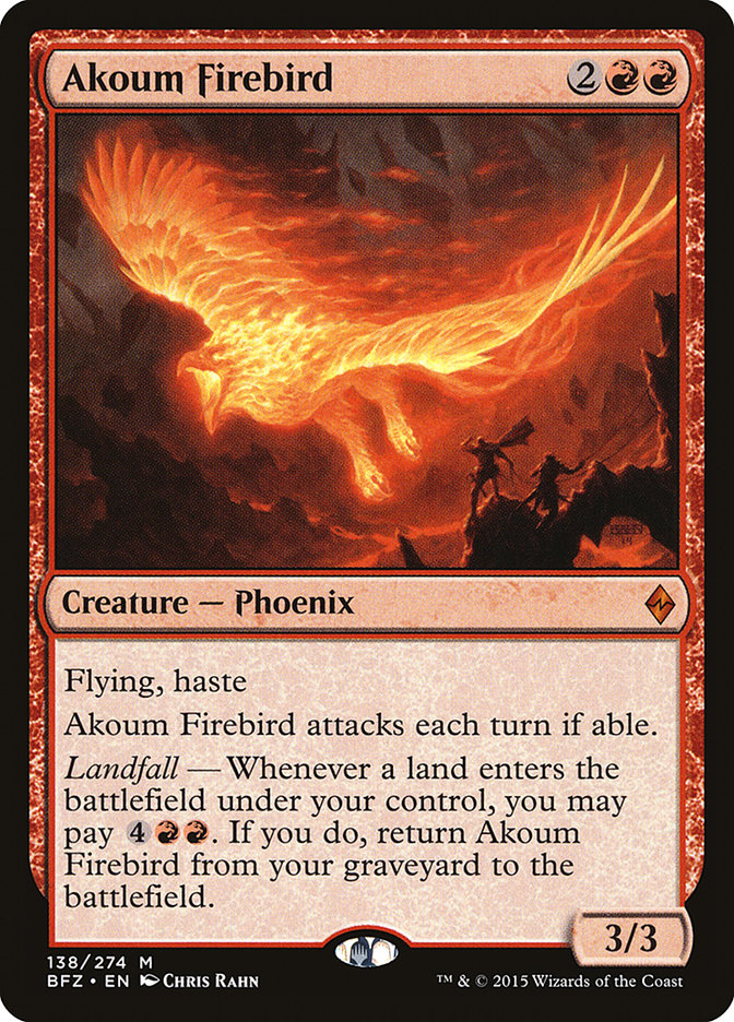 Akoum Firebird [Battle for Zendikar] | Card Citadel