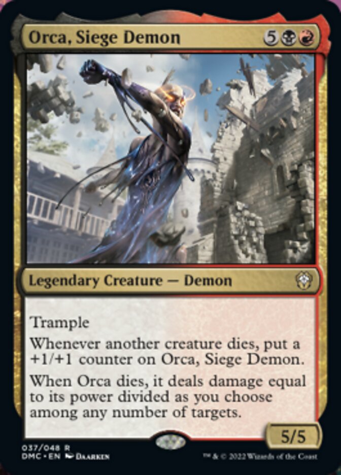 Orca, Siege Demon [Dominaria United Commander] | Card Citadel