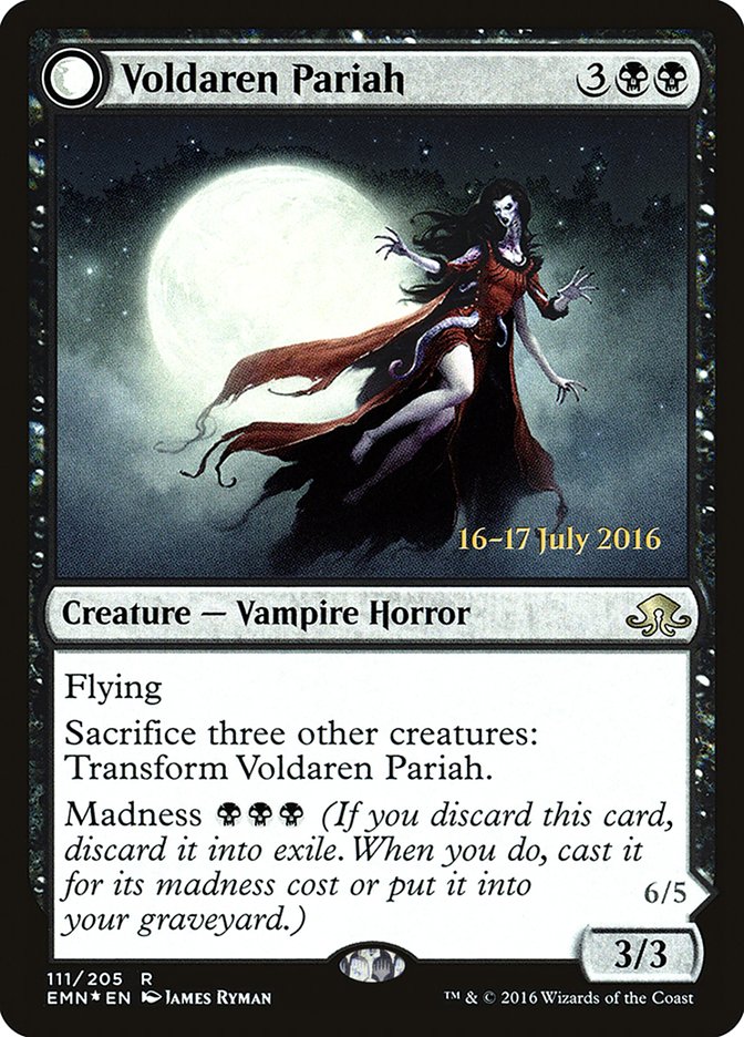 Voldaren Pariah // Abolisher of Bloodlines [Eldritch Moon Promos] | Card Citadel