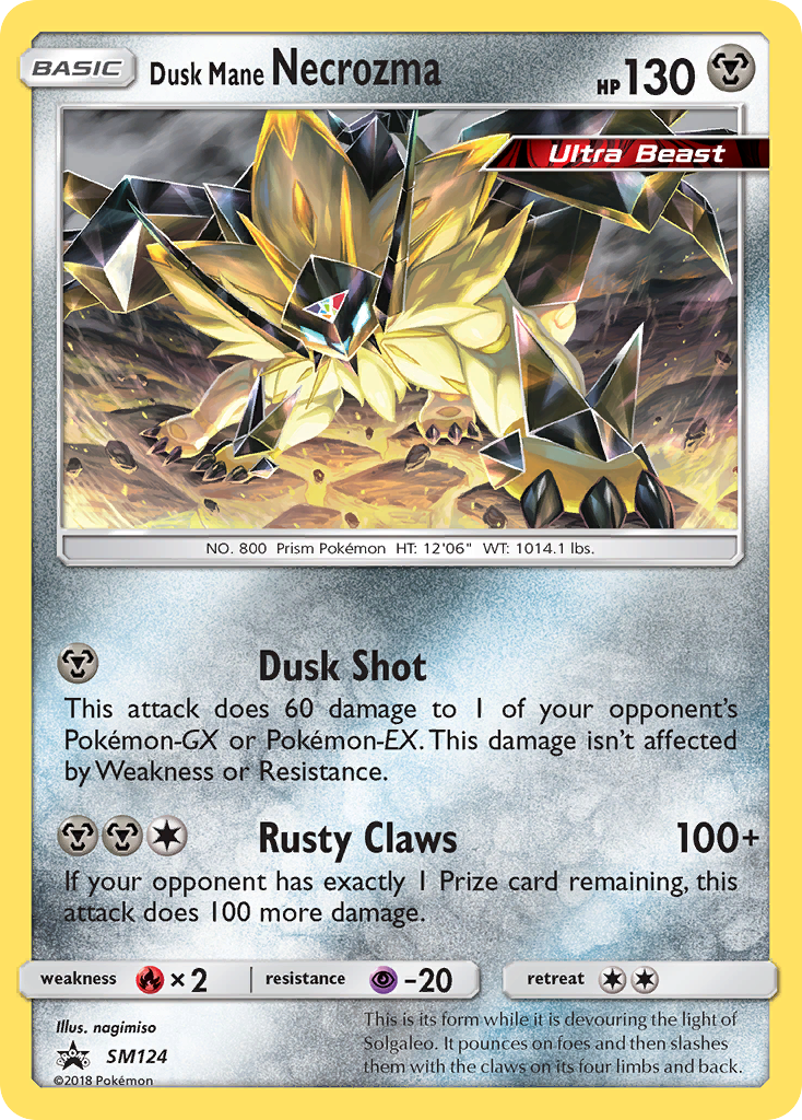 Dusk Mane Necrozma (SM124) [Sun & Moon: Black Star Promos] | Card Citadel