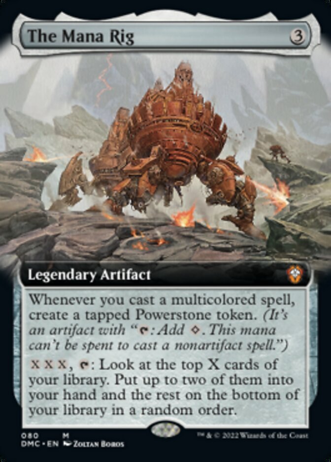 The Mana Rig (Extended Art) [Dominaria United Commander] | Card Citadel