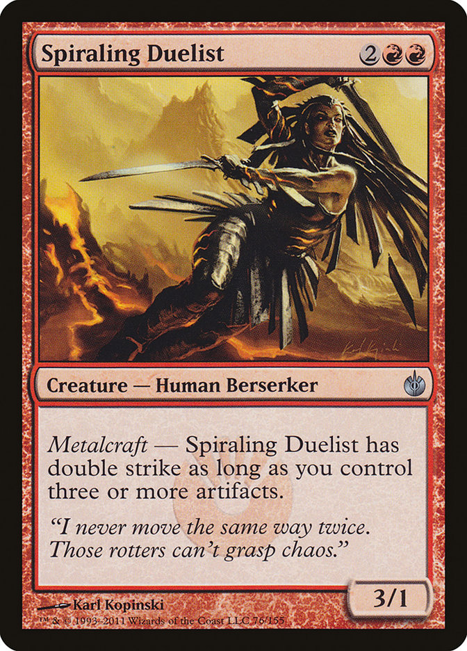 Spiraling Duelist [Mirrodin Besieged] | Card Citadel