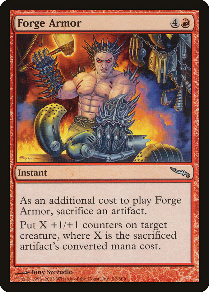 Forge Armor [Mirrodin] | Card Citadel