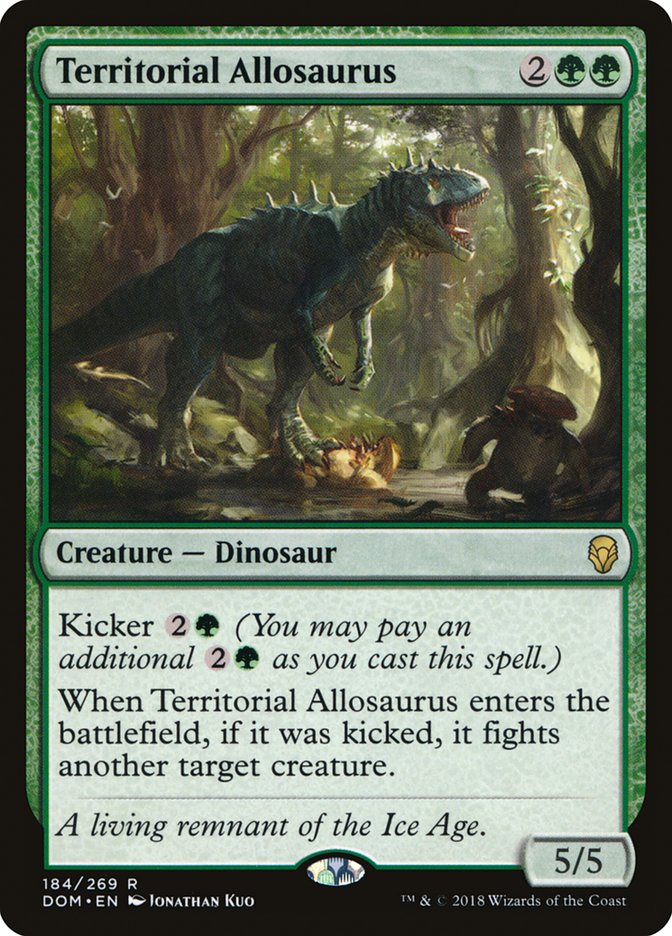 Territorial Allosaurus [Dominaria] | Card Citadel