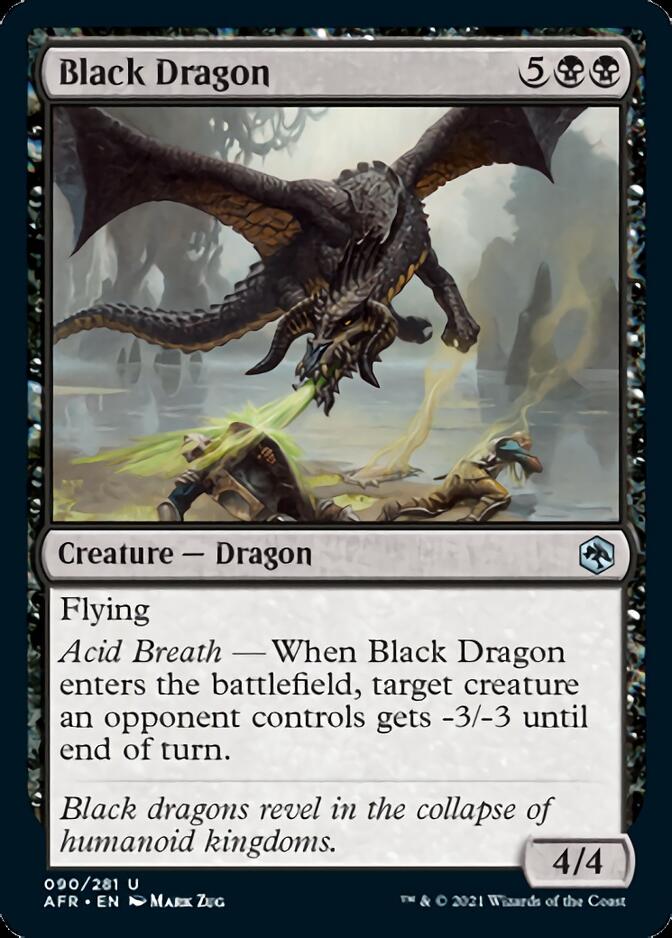 Black Dragon [Dungeons & Dragons: Adventures in the Forgotten Realms] | Card Citadel