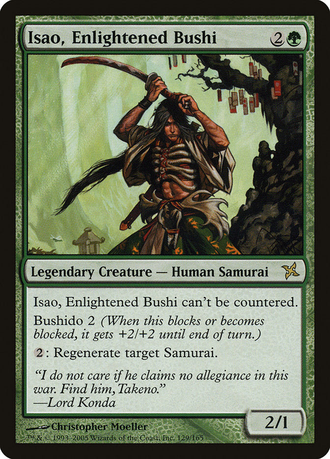 Isao, Enlightened Bushi [Betrayers of Kamigawa] | Card Citadel