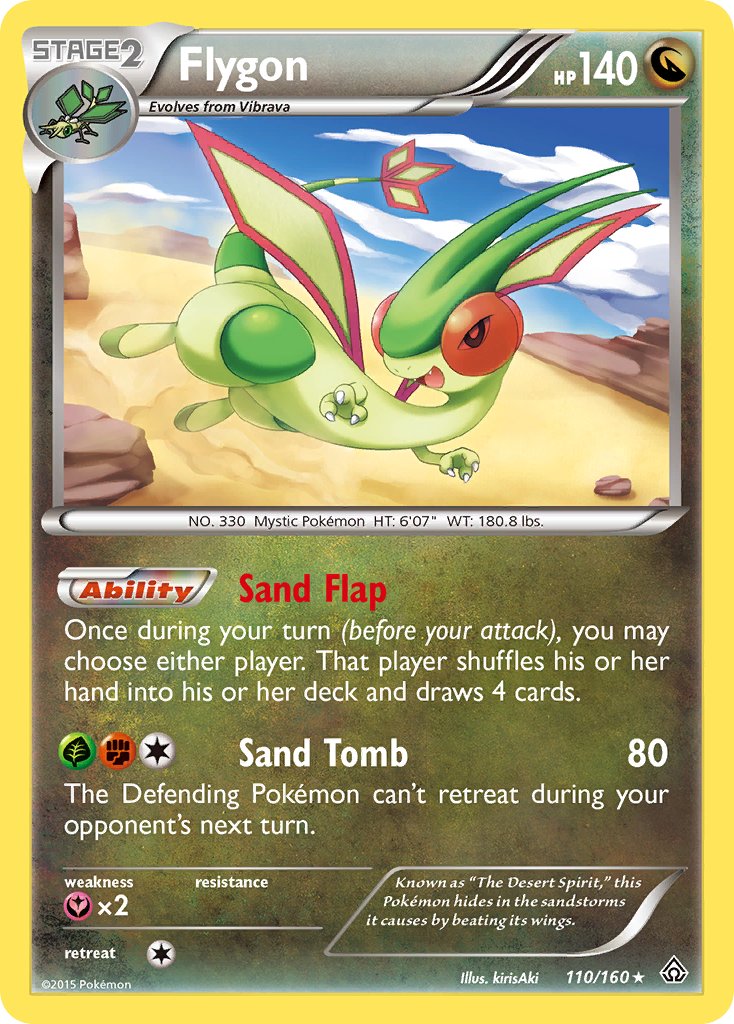 Flygon (110/160) (Cosmos Holo) (Blister Exclusive) [XY: Primal Clash] | Card Citadel