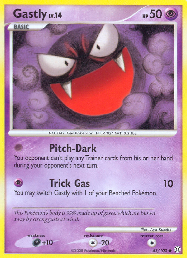 Gastly (62/100) [Diamond & Pearl: Stormfront] | Card Citadel