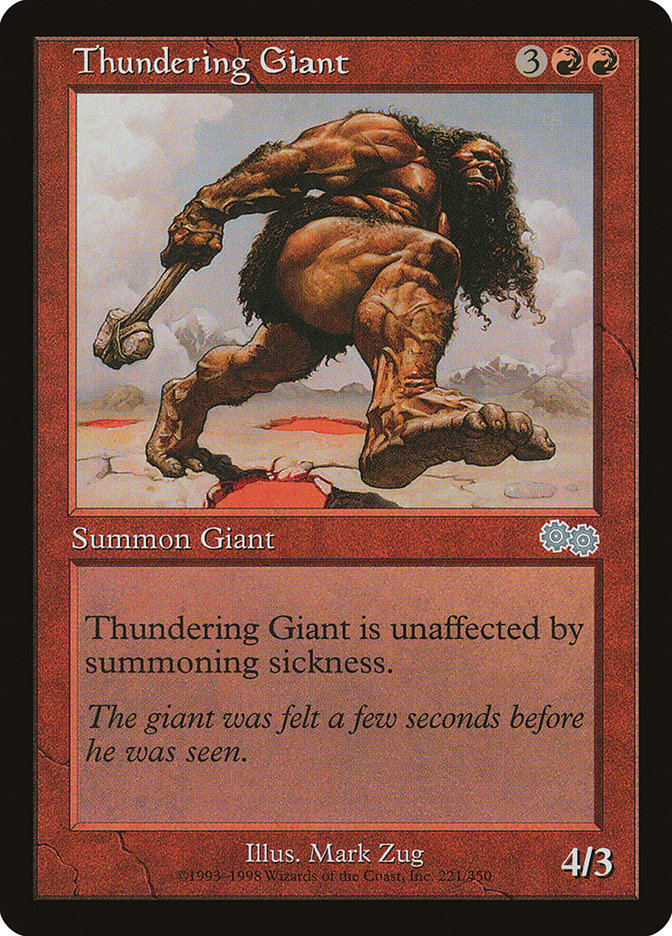 Thundering Giant [Urza's Saga] | Card Citadel