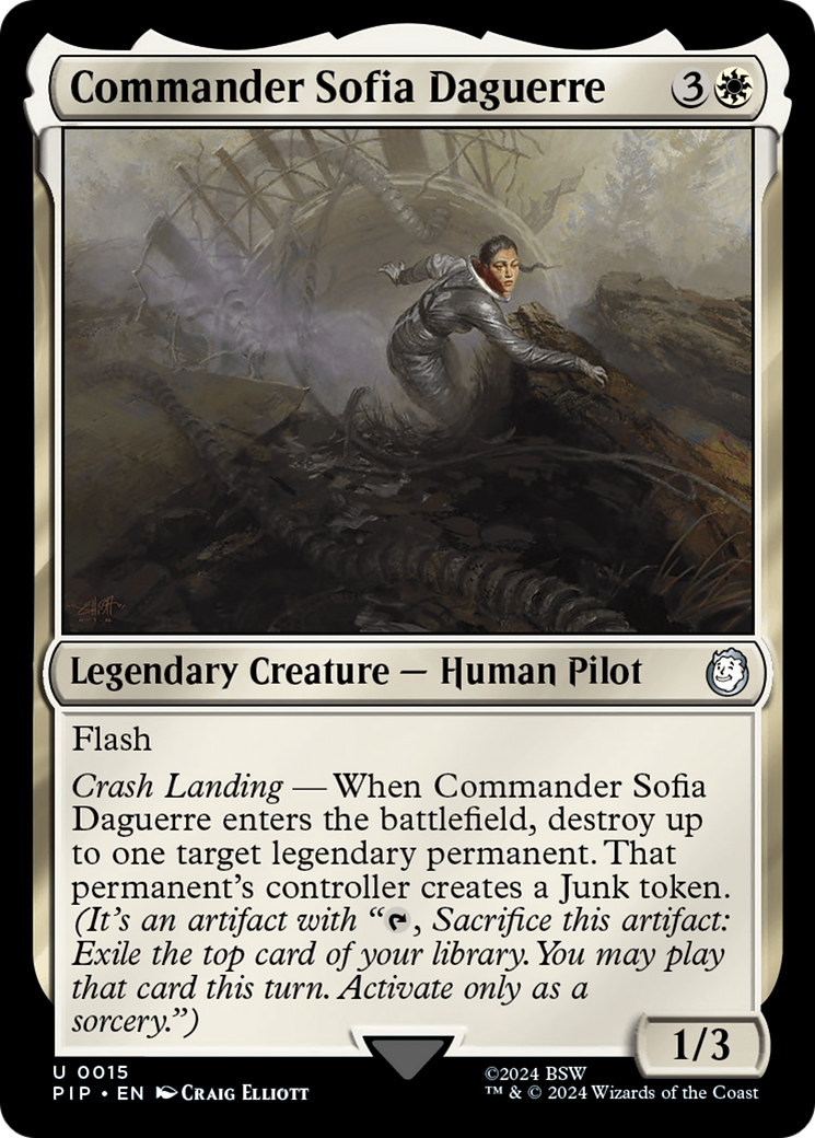 Commander Sofia Daguerre [Fallout] | Card Citadel