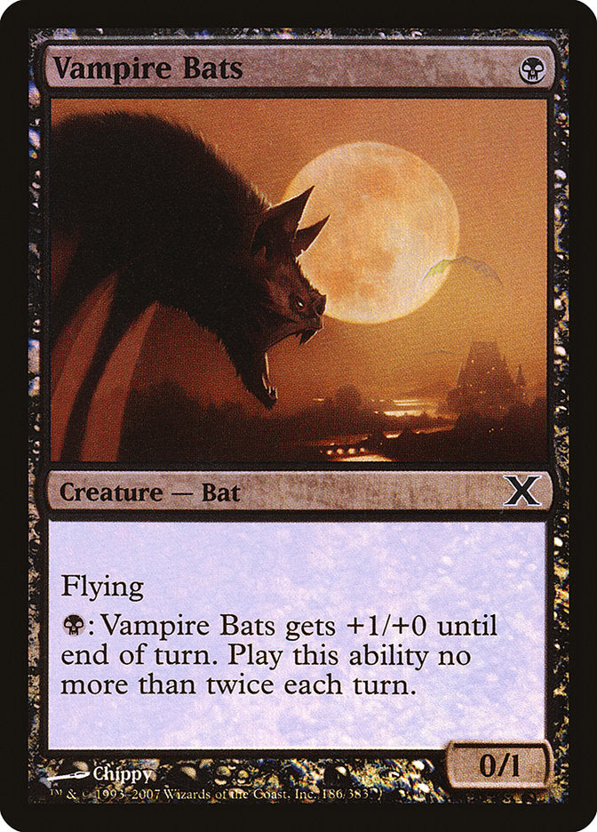 Vampire Bats (Premium Foil) [Tenth Edition] | Card Citadel