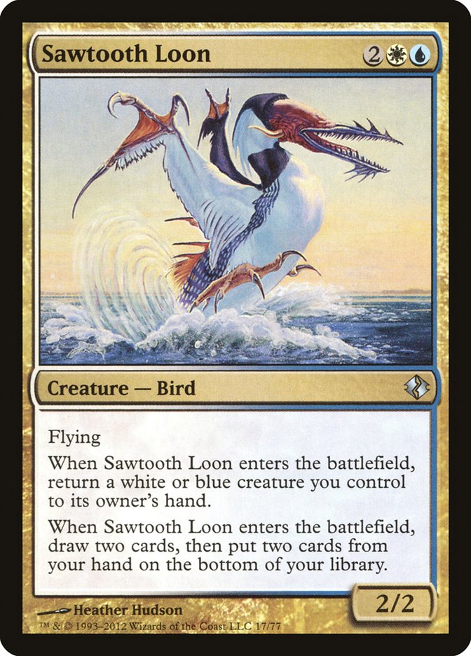 Sawtooth Loon [Duel Decks: Venser vs. Koth] | Card Citadel
