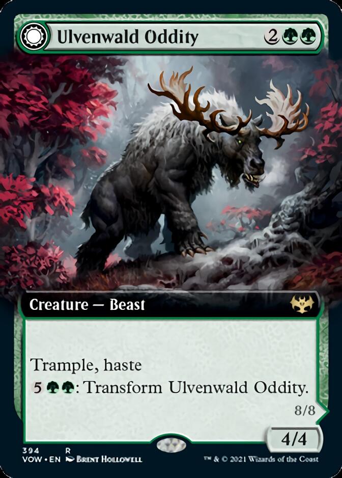 Ulvenwald Oddity // Ulvenwald Behemoth (Extended) [Innistrad: Crimson Vow] | Card Citadel