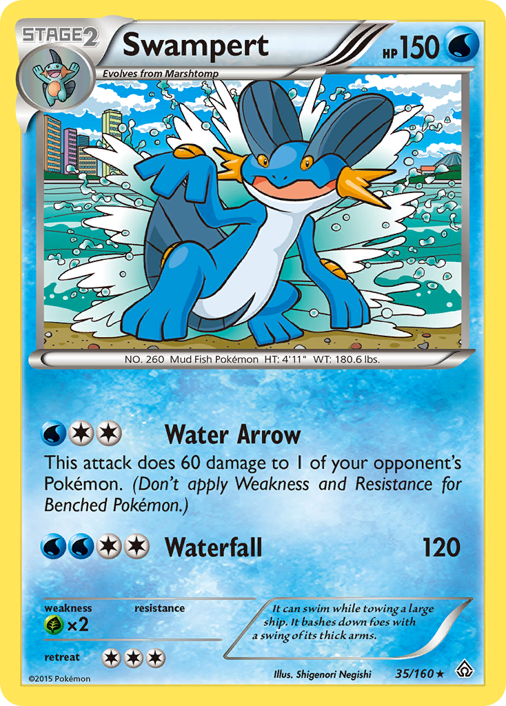 Swampert (35/160) [XY: Primal Clash] | Card Citadel