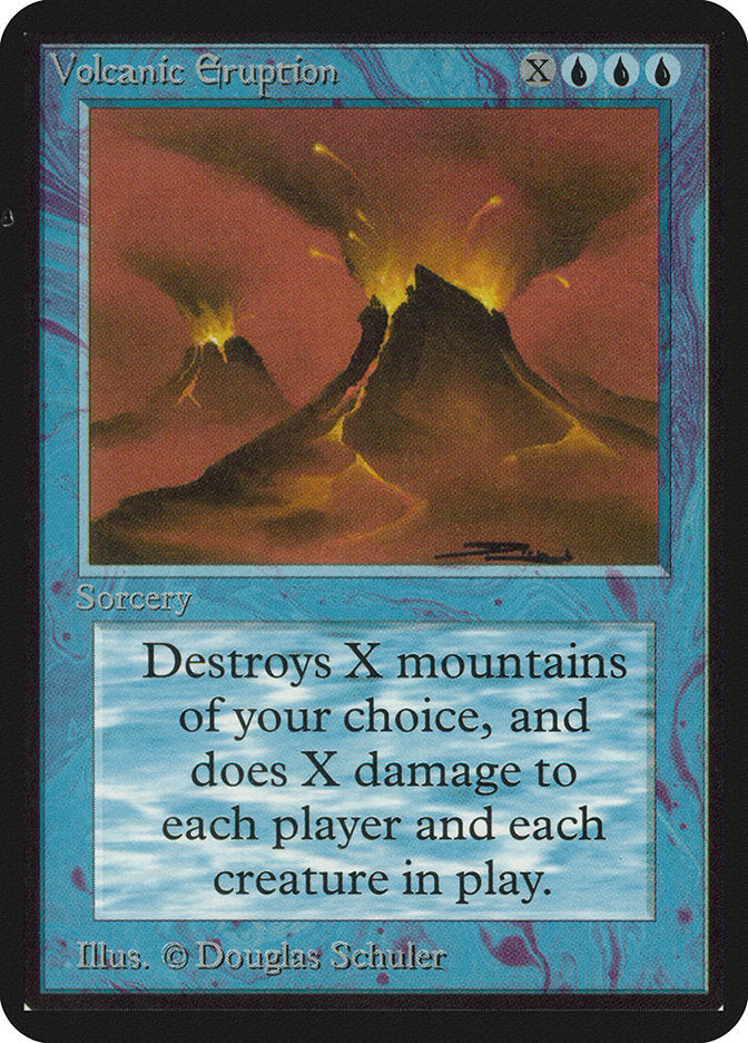 Volcanic Eruption [Limited Edition Alpha] | Card Citadel