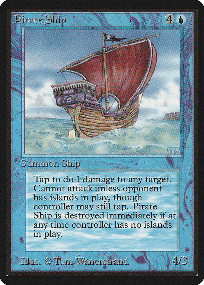 Pirate Ship [Limited Edition Beta] | Card Citadel