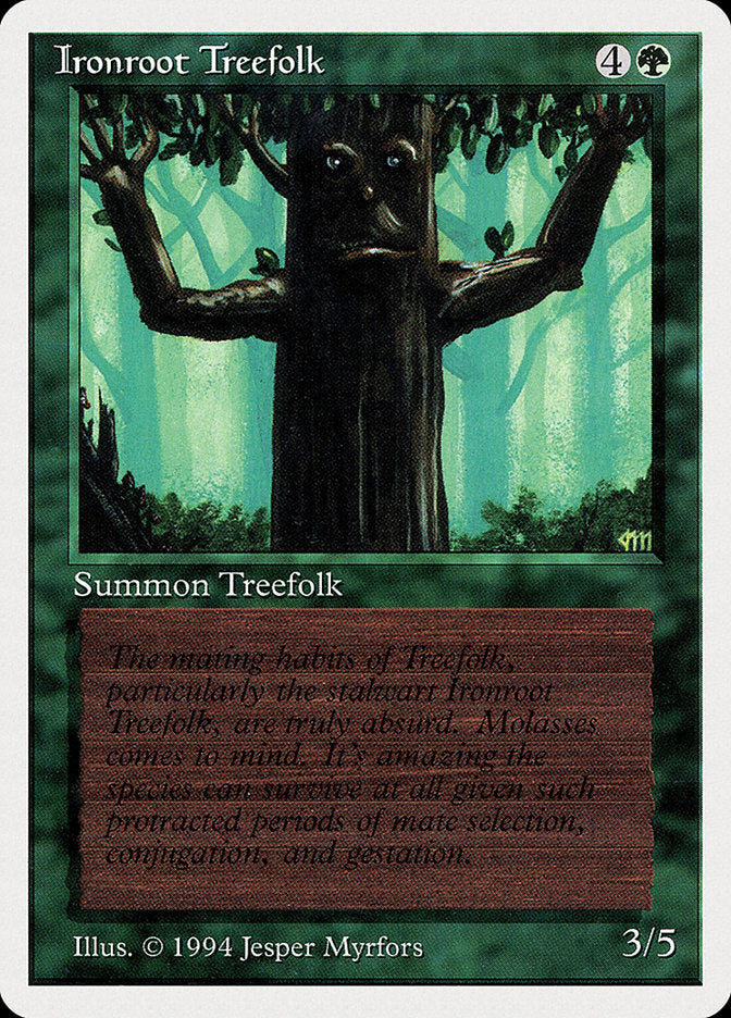 Ironroot Treefolk [Summer Magic / Edgar] | Card Citadel