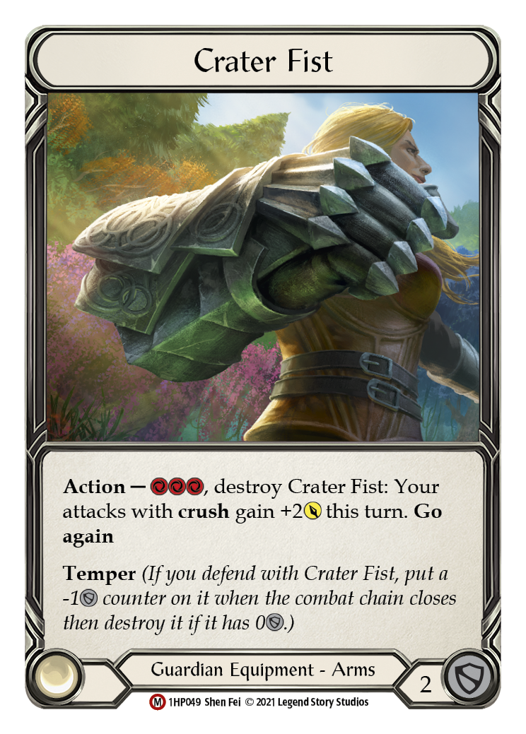 Crater Fist [1HP049] | Card Citadel