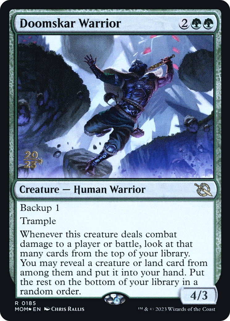 Doomskar Warrior [March of the Machine Prerelease Promos] | Card Citadel