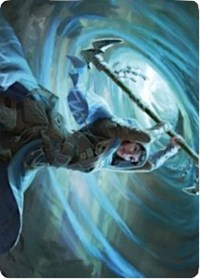 Sea Gate Stormcaller Art Card [Zendikar Rising Art Series] | Card Citadel