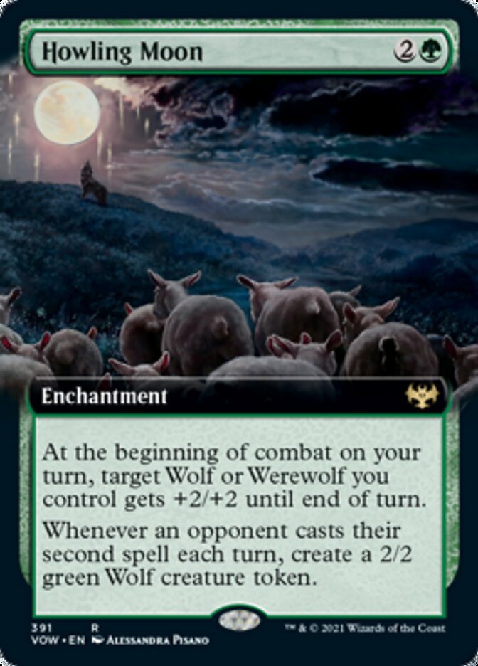 Howling Moon (Extended) [Innistrad: Crimson Vow] | Card Citadel