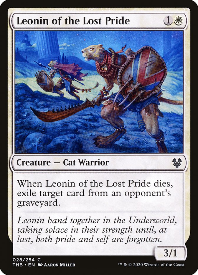 Leonin of the Lost Pride [Theros Beyond Death] | Card Citadel