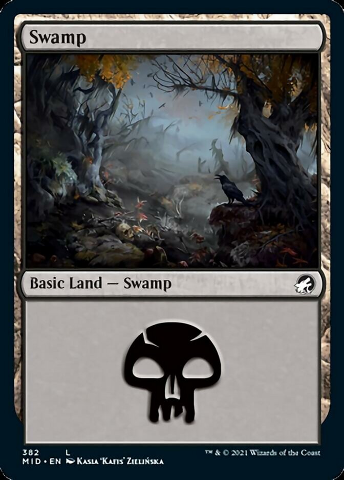 Swamp (382) [Innistrad: Midnight Hunt] | Card Citadel
