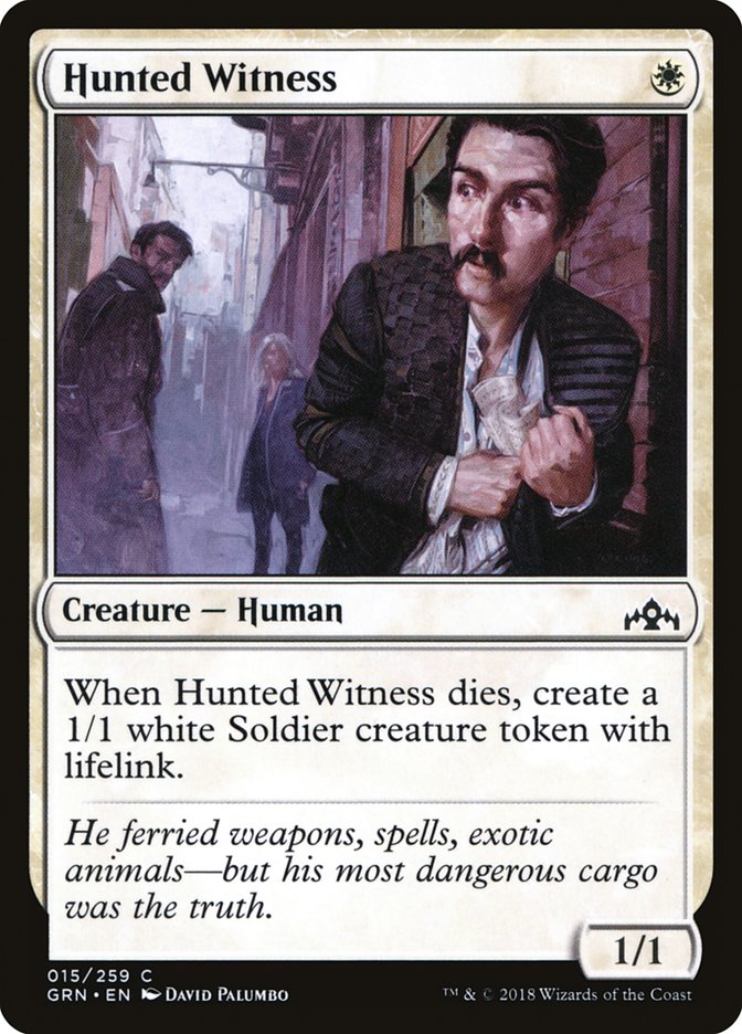 Hunted Witness [Guilds of Ravnica] | Card Citadel