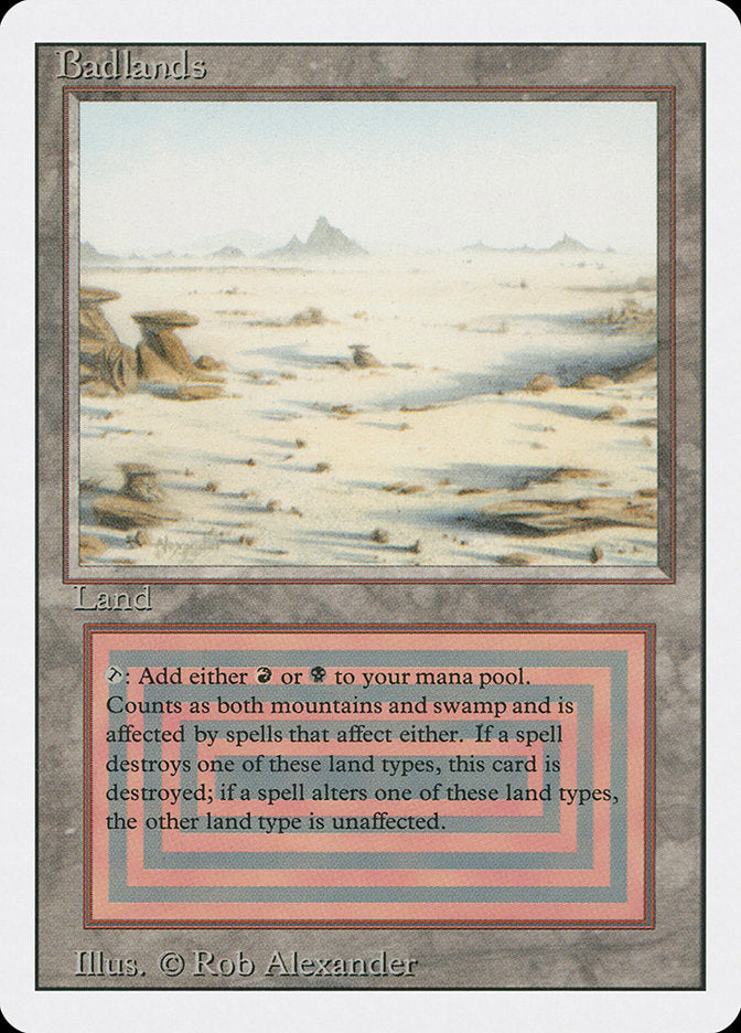 Badlands - Revised Edition (Excellent) | Card Citadel