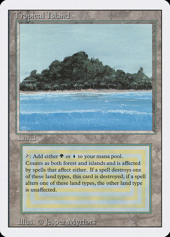 Tropical Island - Revised Edition (Excellent) | Card Citadel