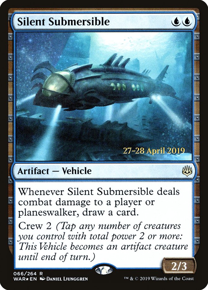 Silent Submersible  [War of the Spark Prerelease Promos] | Card Citadel