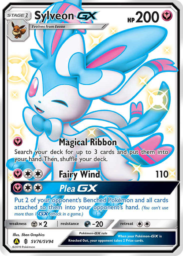 Sylveon GX (SV76/SV94) [Sun & Moon: Hidden Fates - Shiny Vault] | Card Citadel