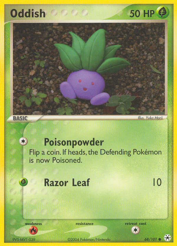 Oddish (68/101) [EX: Hidden Legends] | Card Citadel