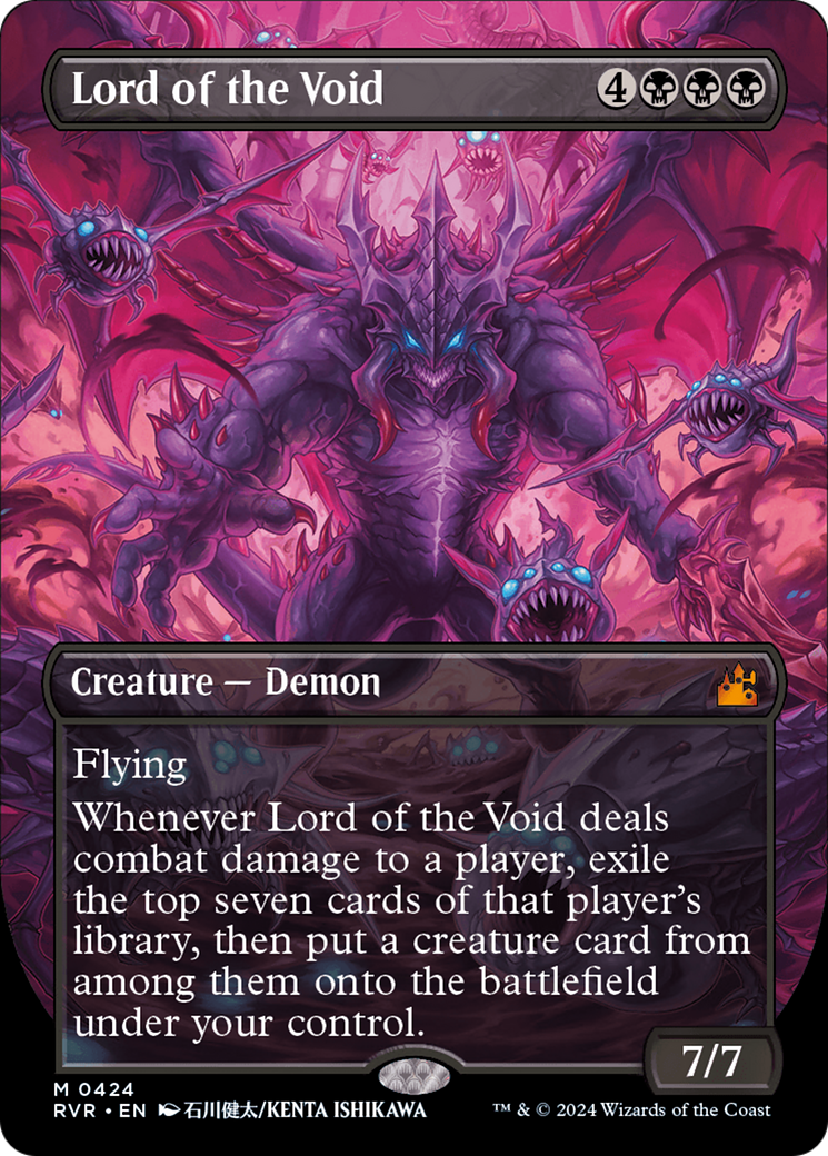Lord of the Void (Anime Borderless) [Ravnica Remastered] | Card Citadel