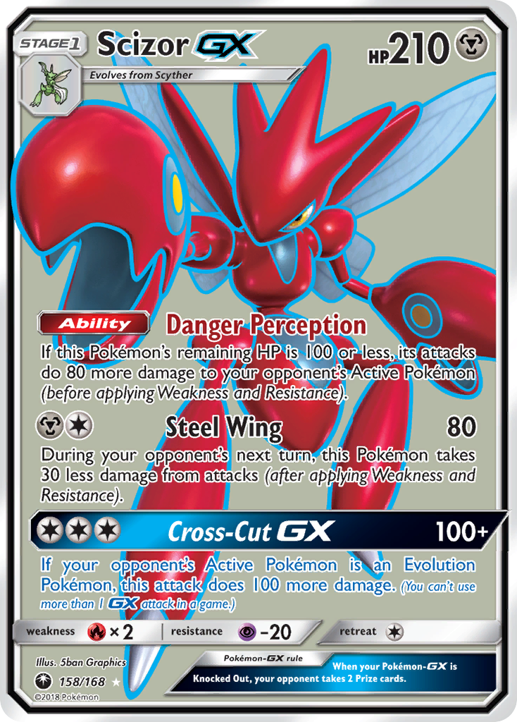 Scizor GX (158/168) [Sun & Moon: Celestial Storm] | Card Citadel