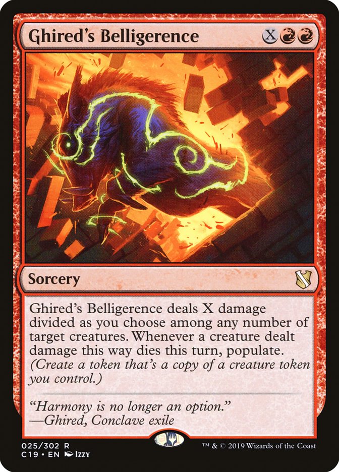 Ghired's Belligerence [Commander 2019] | Card Citadel