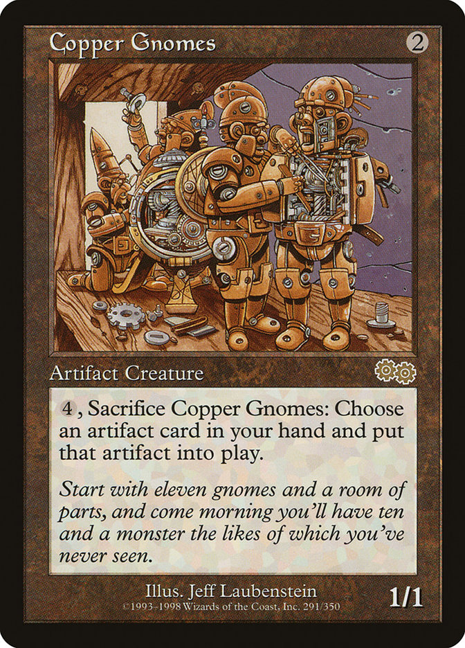 Copper Gnomes [Urza's Saga] | Card Citadel