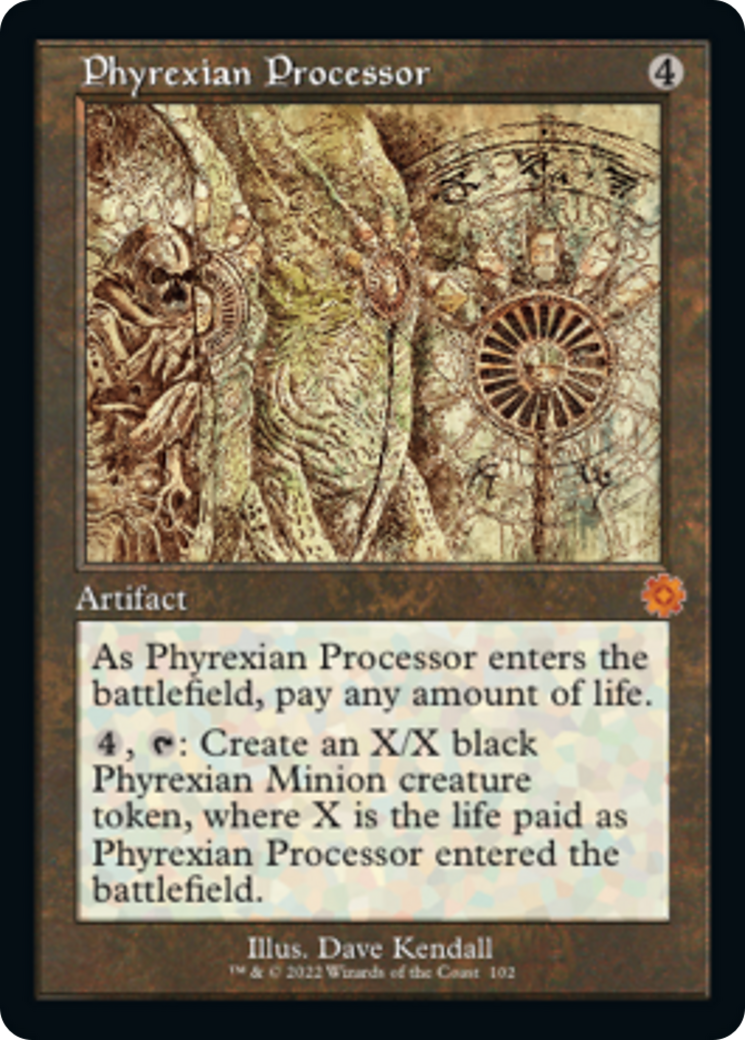 Phyrexian Processor (Retro Schematic) [The Brothers' War Retro Artifacts] | Card Citadel