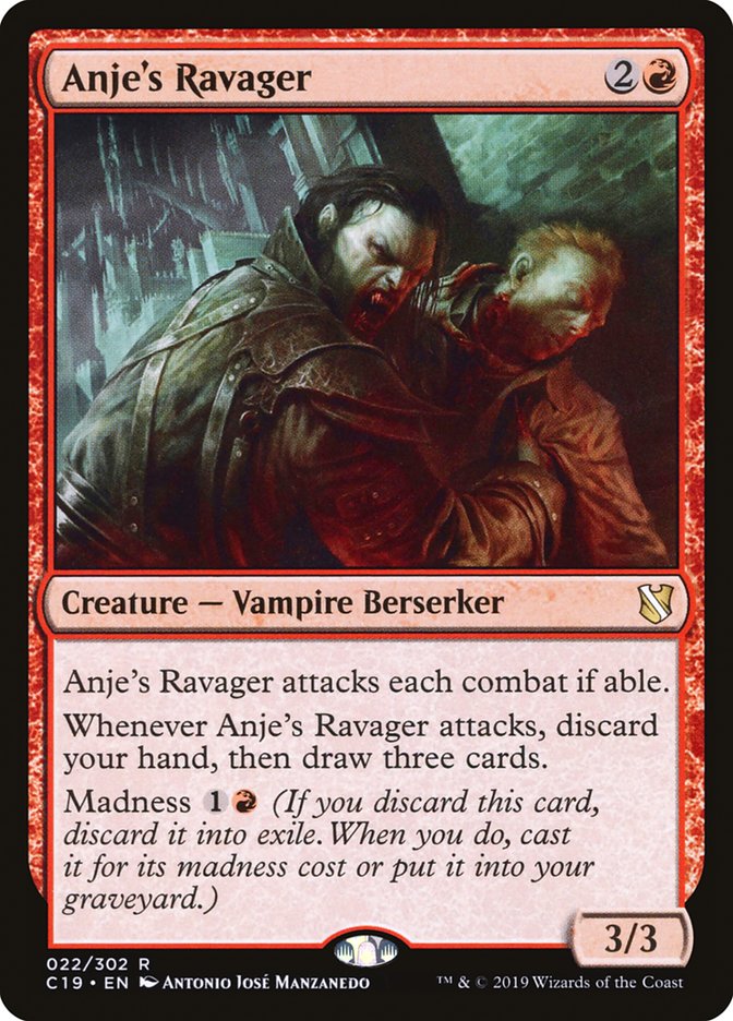 Anje's Ravager [Commander 2019] | Card Citadel