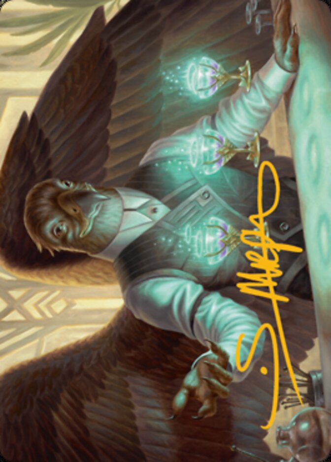 Speakeasy Server Art Card (Gold-Stamped Signature) [Streets of New Capenna Art Series] | Card Citadel