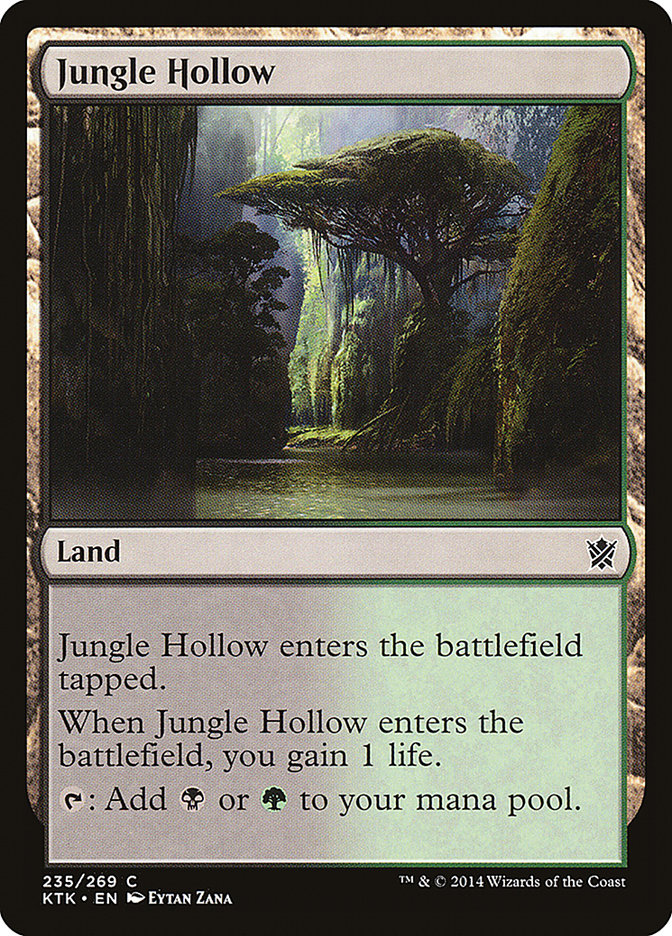 Jungle Hollow [Khans of Tarkir] | Card Citadel